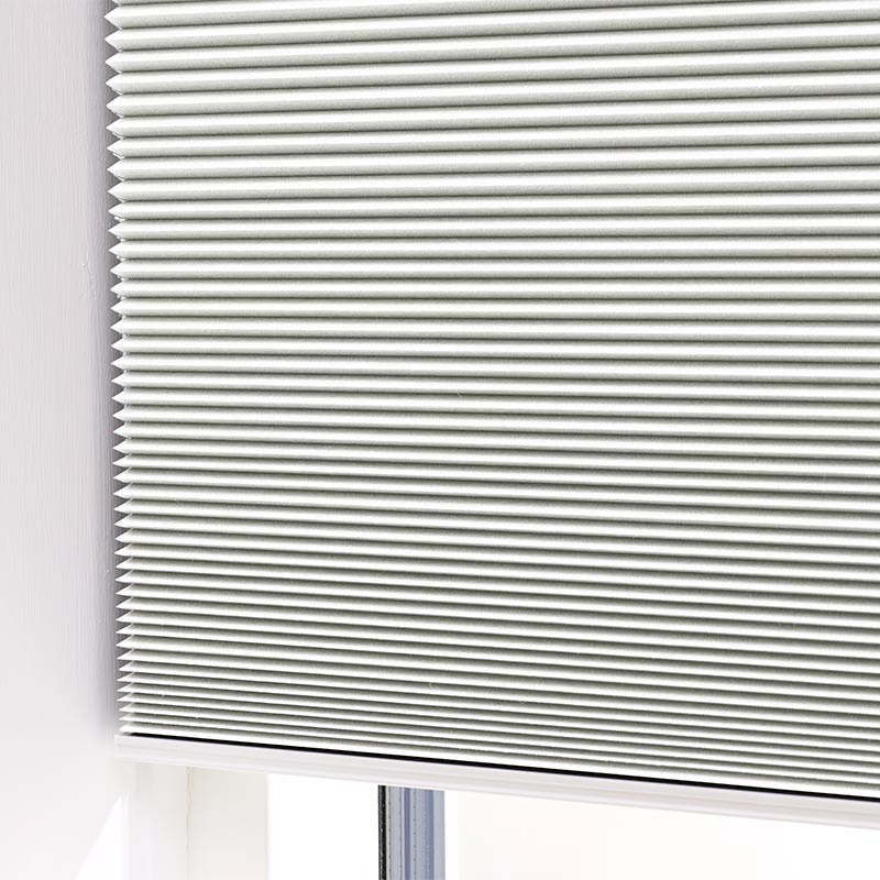 Plisségardin easylift m/grep Bomull – Enkeltlag