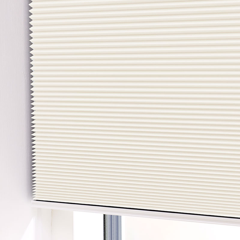 Plisségardin easylift m/grep Creme - Dobbelt stoff