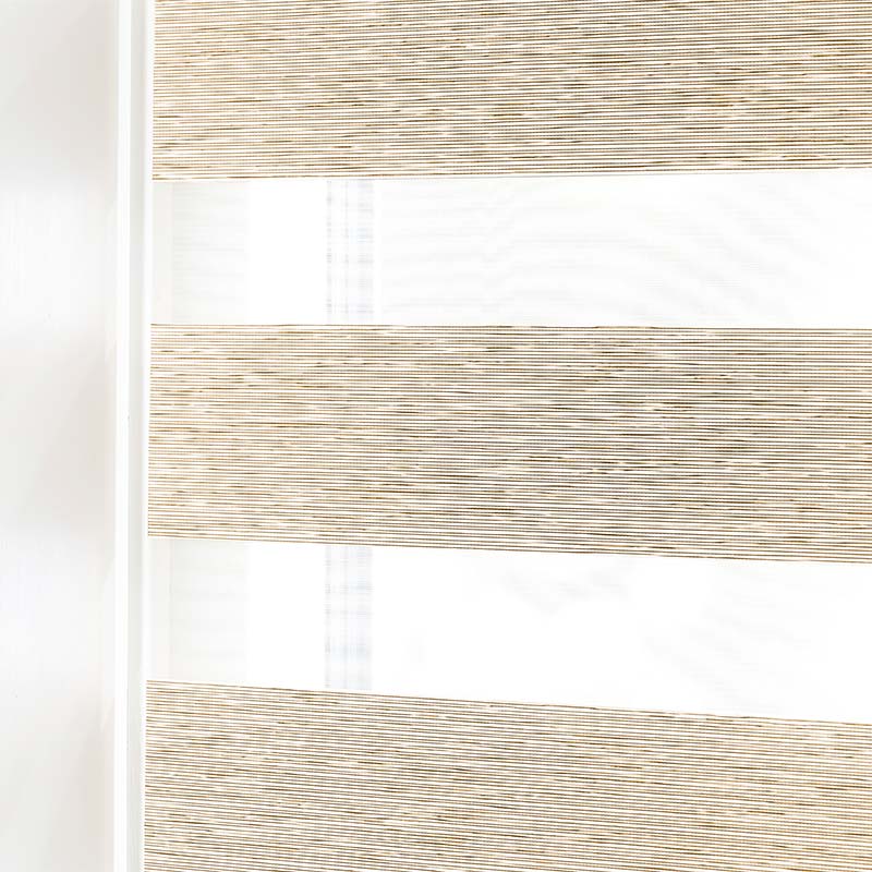 Duo rullegardin Lys sand / sand (Strib Carmel)