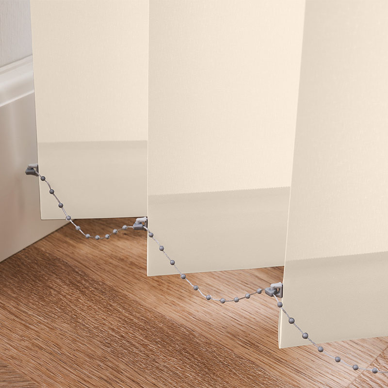 Lamellgardin 127mm Sand