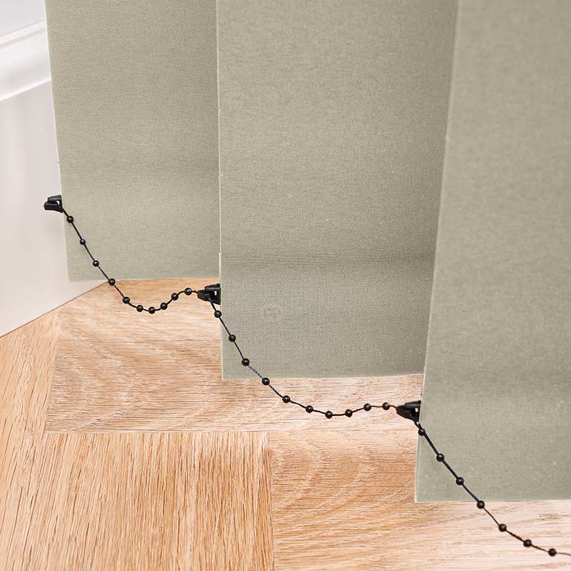 Lamellgardin 127mm lystett Latte