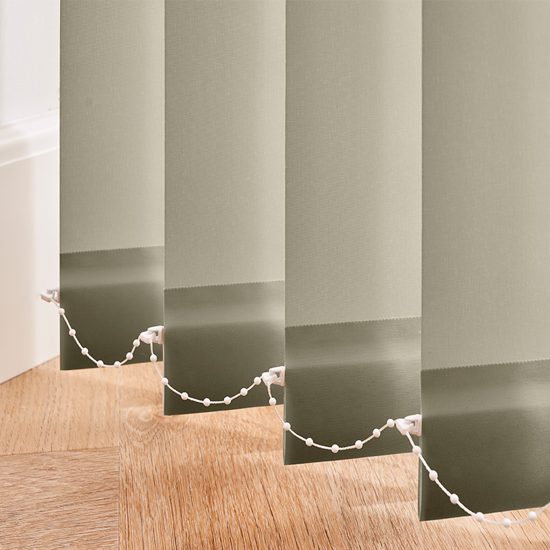 Lamellgardin 89mm lystett Latte