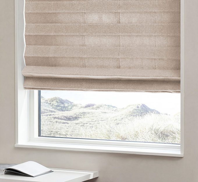 Liftgardin Divine - Khaki brun