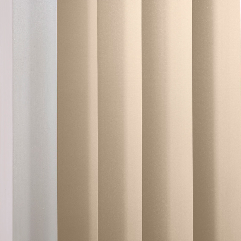 Lamellgardin 127mm Latte