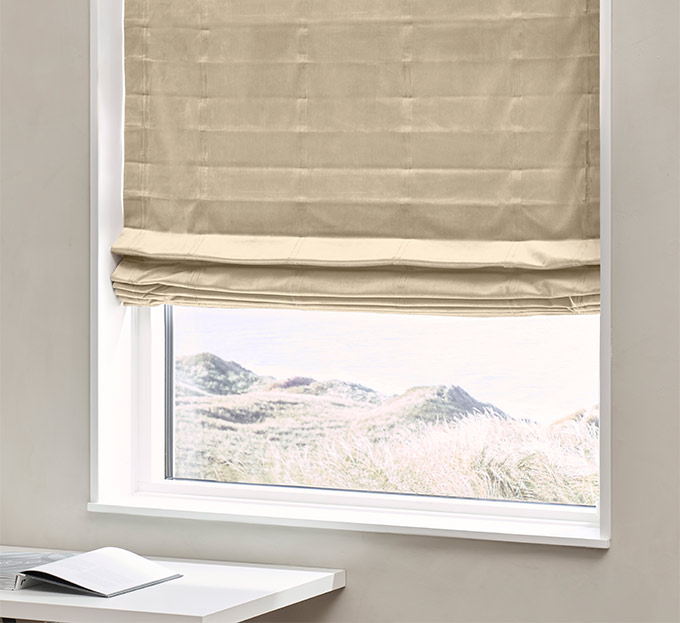 Liftgardin Duchesse - Sand - Velour