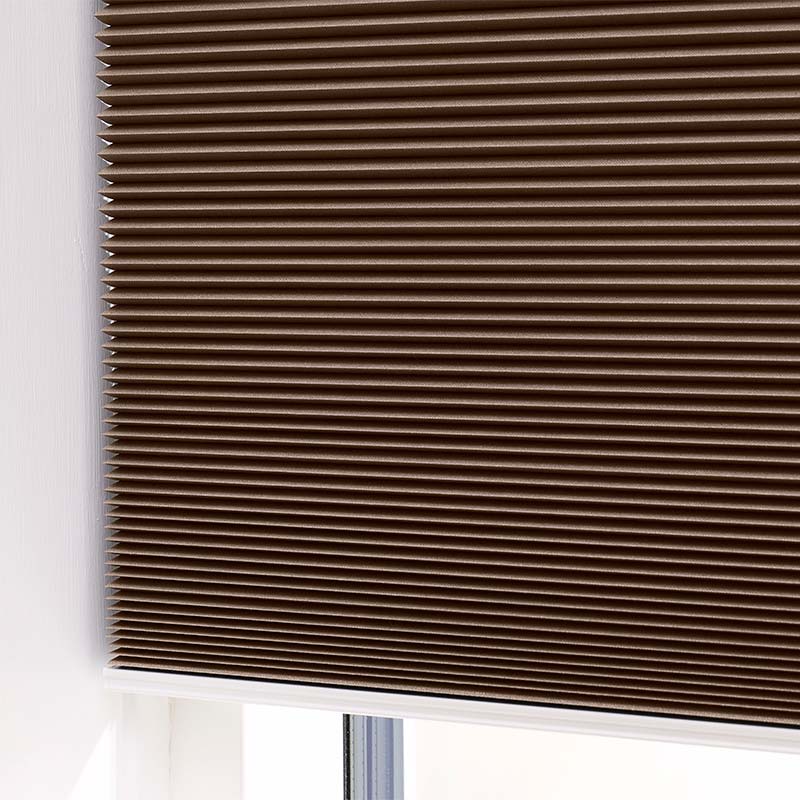 Plisségardin easylift m/grep Latte – Enkeltlag