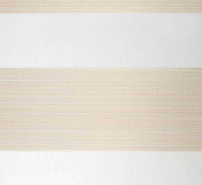 Duo rullegardin Lys sand / sand (Strib Carmel)