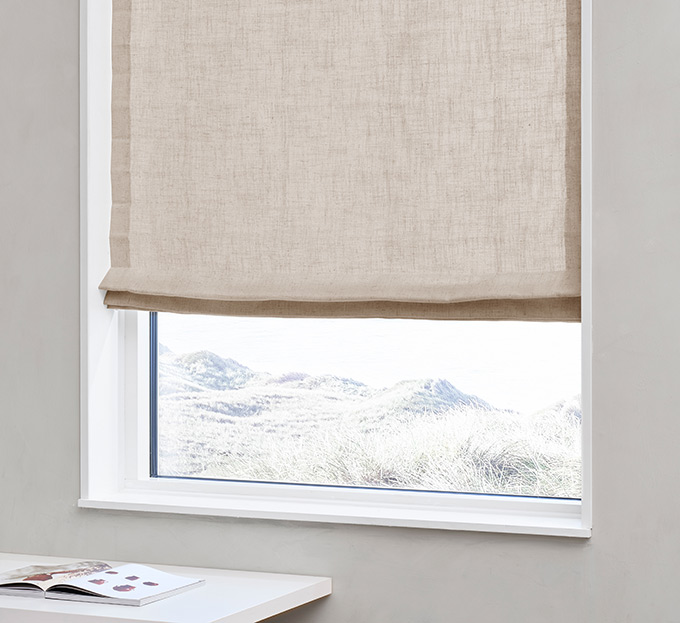 Liftgardin Delicate - Mørk sand