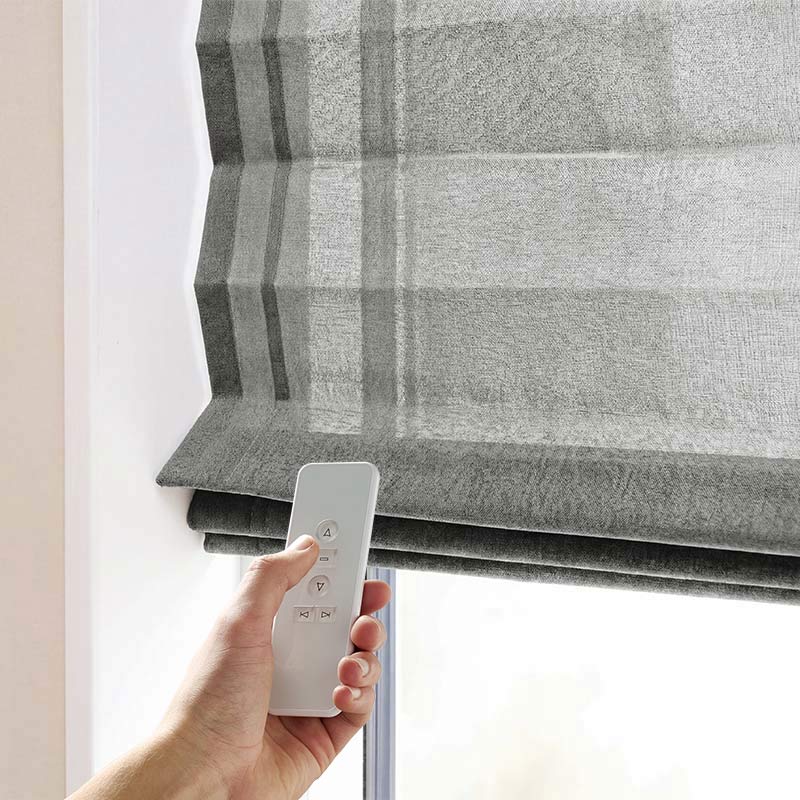 Liftgardin m/motor Tone - Charcoal