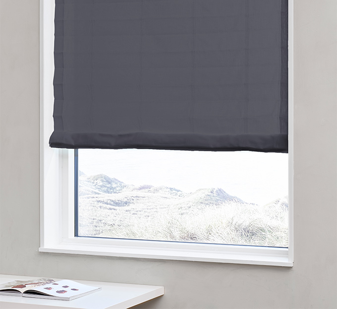 Liftgardin Dawn - Charcoal grå