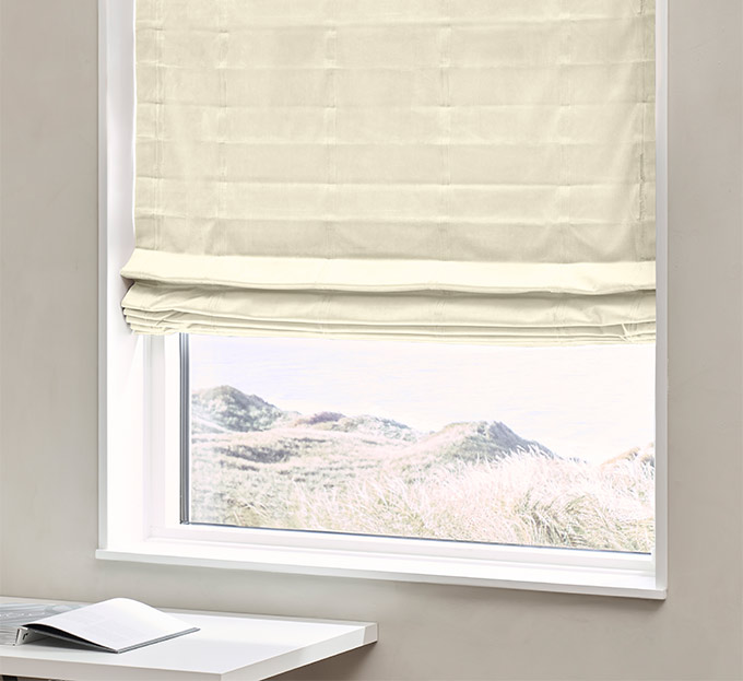 Liftgardin Duchesse - Lys sand - Velour