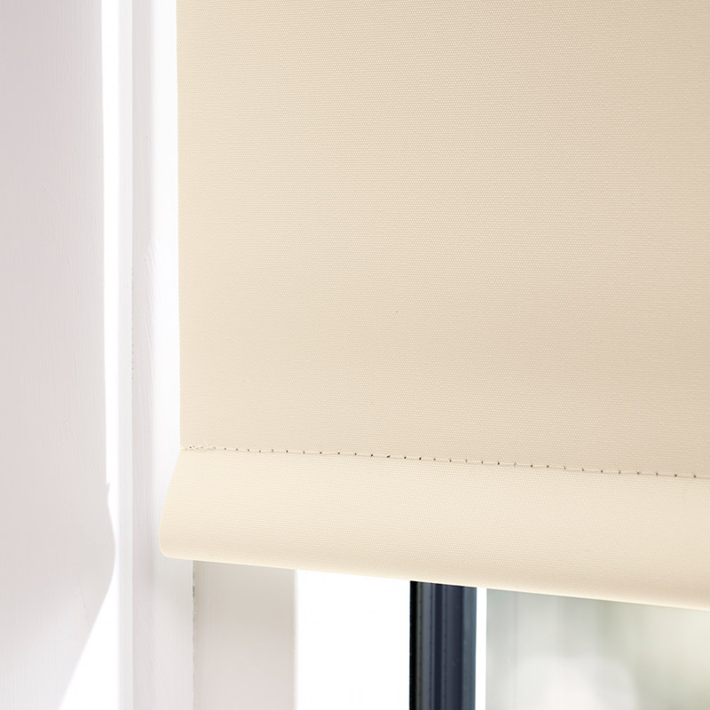 Rullegardin m/motor lystett  Creme