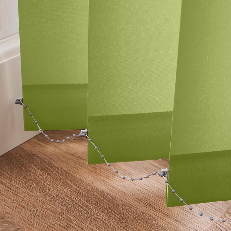 Lamellgardin 127mm Lime Grønn